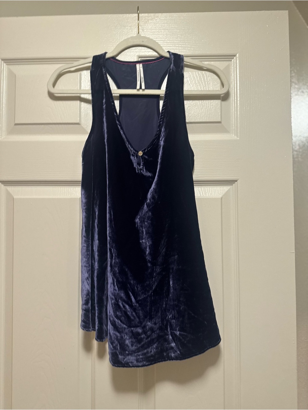 Anthropologie Suri Velvet Racer Back Tank Top - Picture 6 of 13